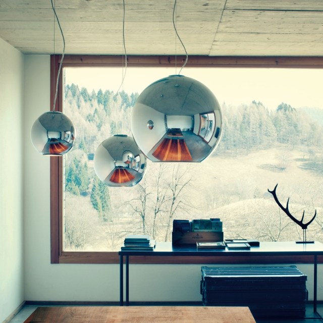 Ball lamp suspension lamp-metal lampshade-fontanaarte globo-di-luce-menghi Sphere lamp suspension lamp lamp set abajur globo di luce menghi