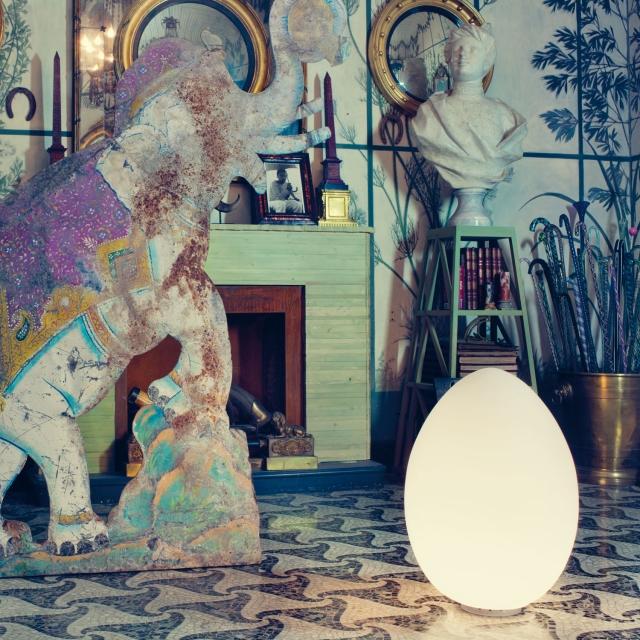 Lampă de podea-led indirect-lumină-în formă de ou design-fontanaartea Lampă de podea în formă de ou-design de iluminat indirect-fontanaartea