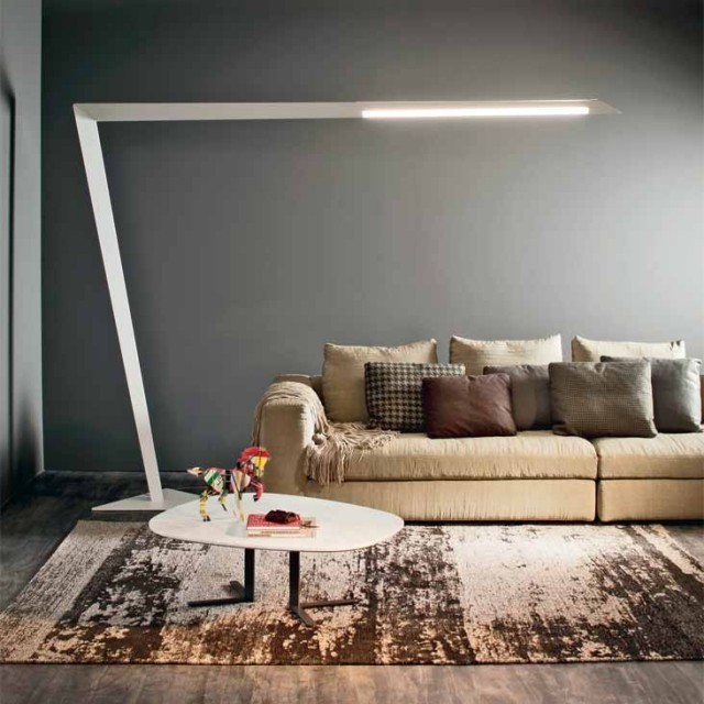Idei de iluminat-design lampă de sufragerie-covor de podea purist-blană de animale Idei de iluminat interior-sufragerie sufragerie design covor podea