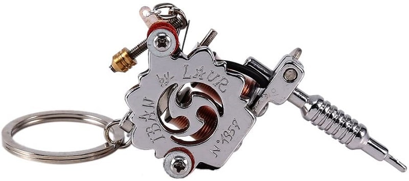 ミニタトゥーマシンキーホルダー