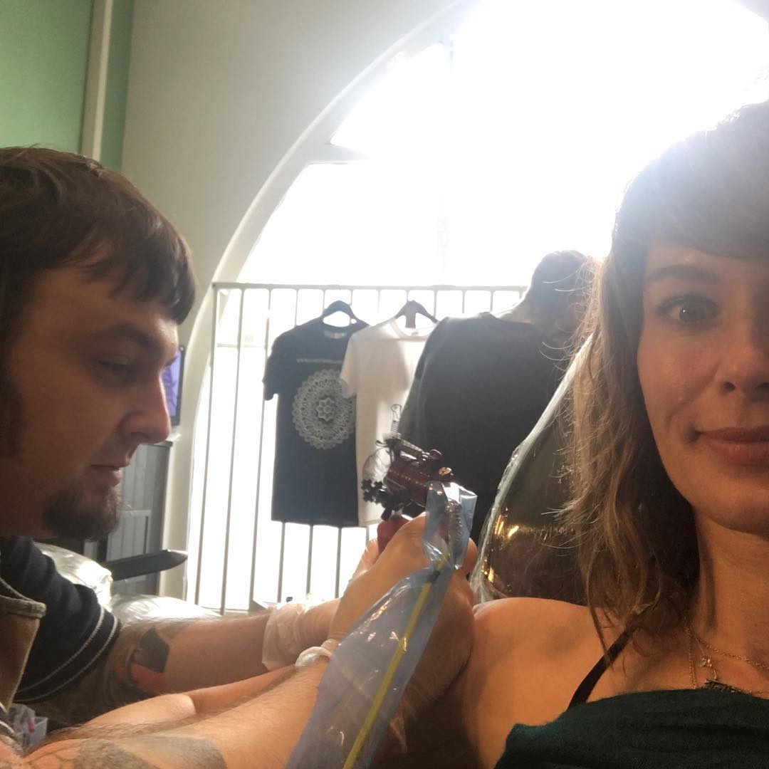 ヘビとタイガーのタトゥー