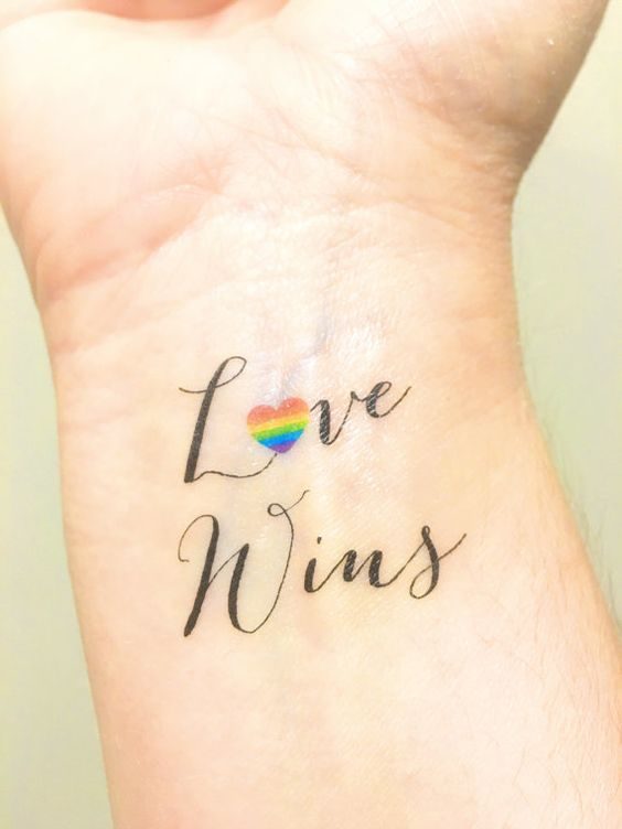 Tatouage Gay Pride