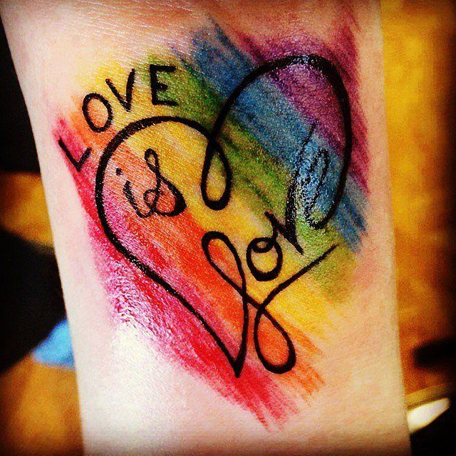 Tatouage Gay Pride