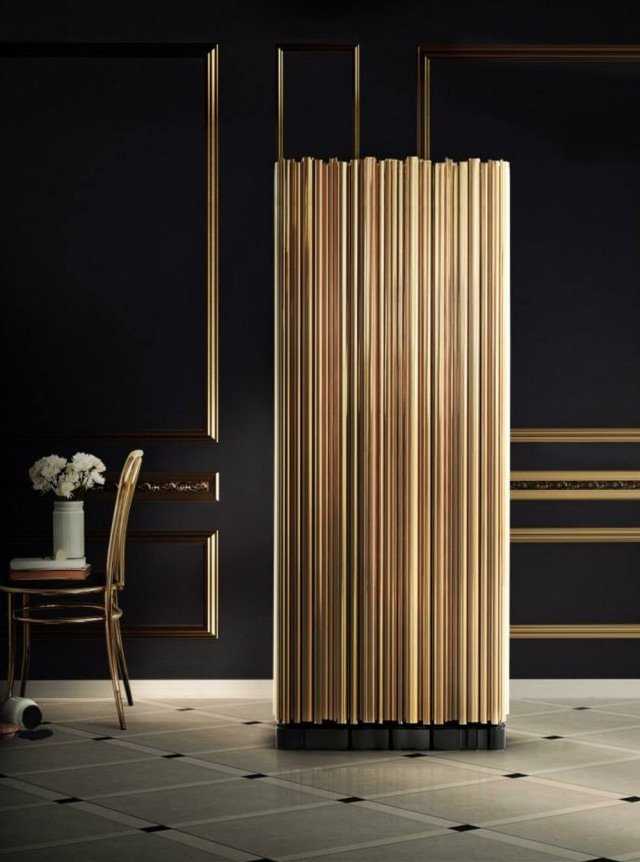 garderoba de design SYMPHONY boca do lobo tuburi din alamă valuri