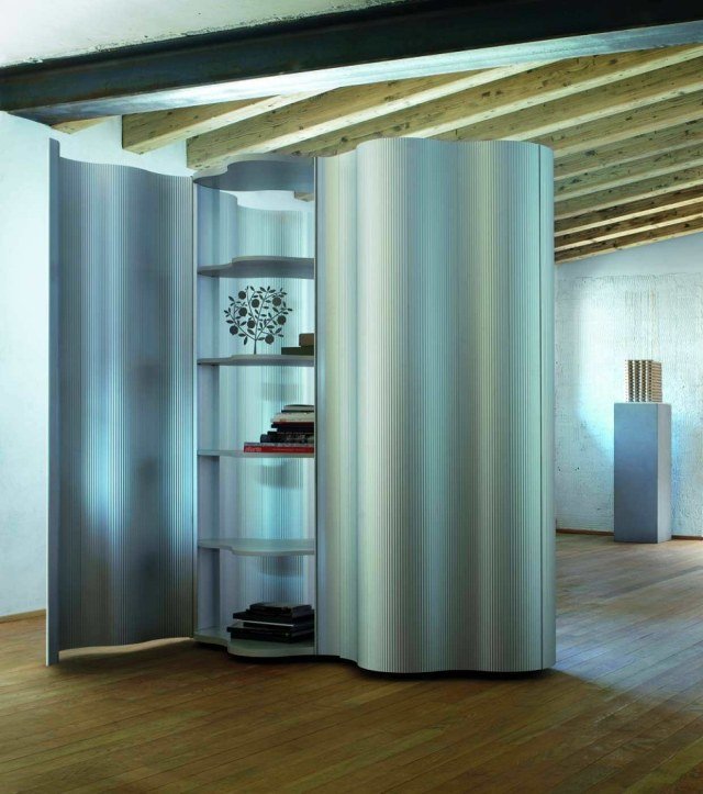 designer garderoba valuri pereți design Michele De Lucchi alias