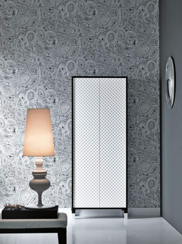 idei de garderoba fronturi albe inguste capitonate COCO falper Design