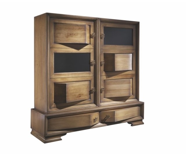 garderoba design sertare din lemn masiv lola glamour dinastia