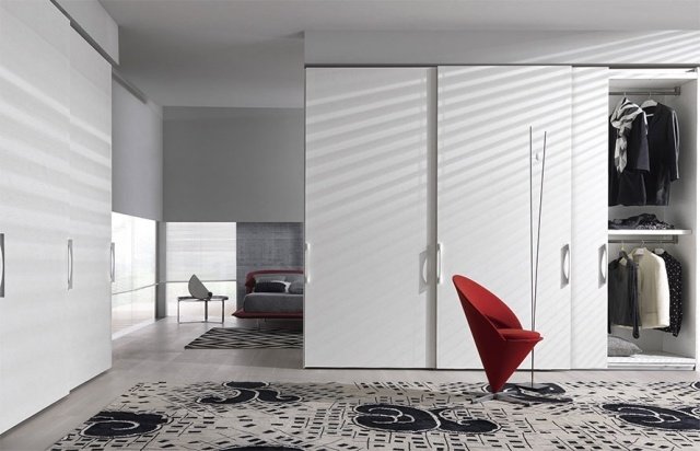 garderoba moderna usi glisante idei albe EASY CRS MisuraEmme