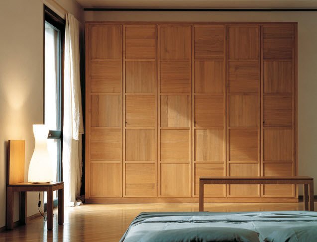 idei garderoba moderna lemn model patratele morelato
