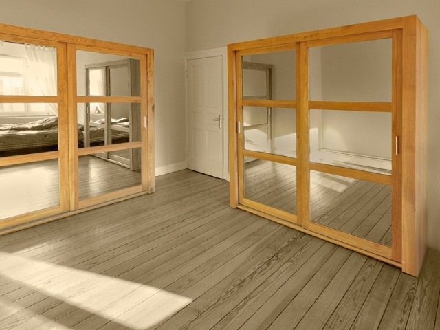 garderoba moderna design oglinda din lemn NOTA design vitaminic