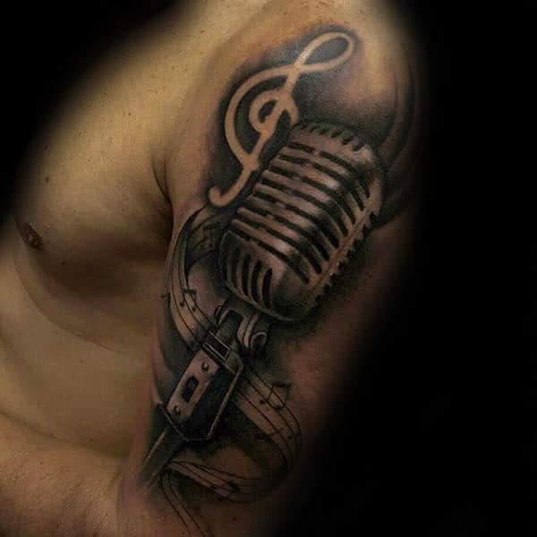 Tatoo glasbene note
