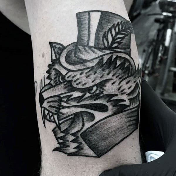 Disegno del tatuaggio della volpe