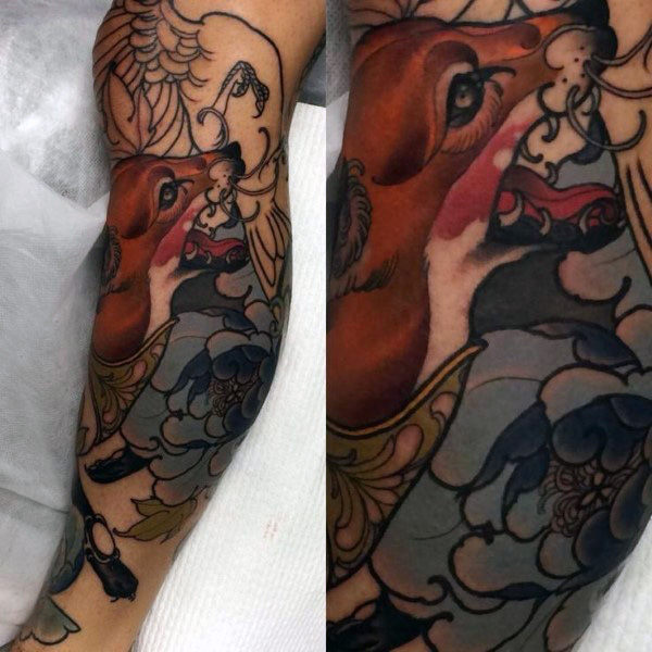 Disegno del tatuaggio della volpe