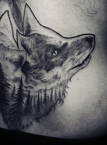 Disegno del tatuaggio della volpe