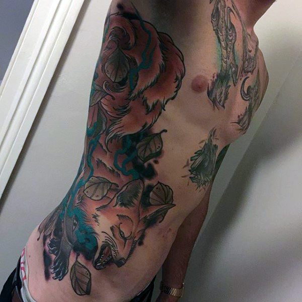 Disegno del tatuaggio della volpe
