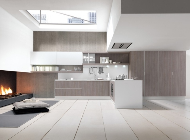 idei de amenajare living zona bucatariei luminatoare personalizabile design bucatarie