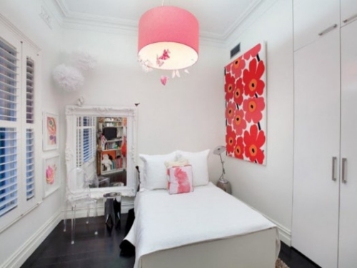 idei de camera pentru decorare florala dormitor fete