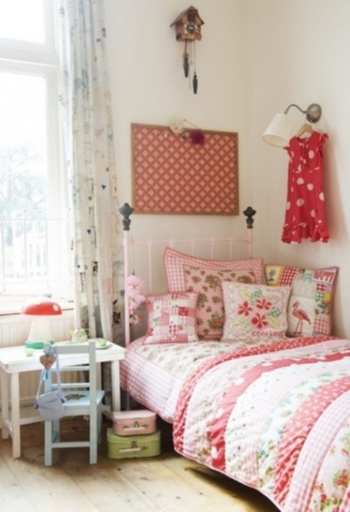idei de camere pentru flori de dormitor pentru fete