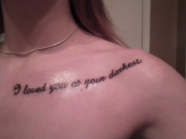 Svetopisemski verz tetovaža