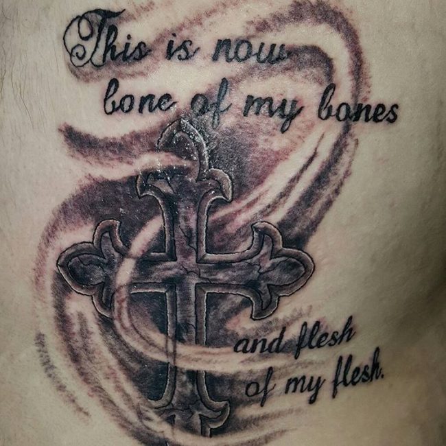 Svetopisemski verz tetovaža