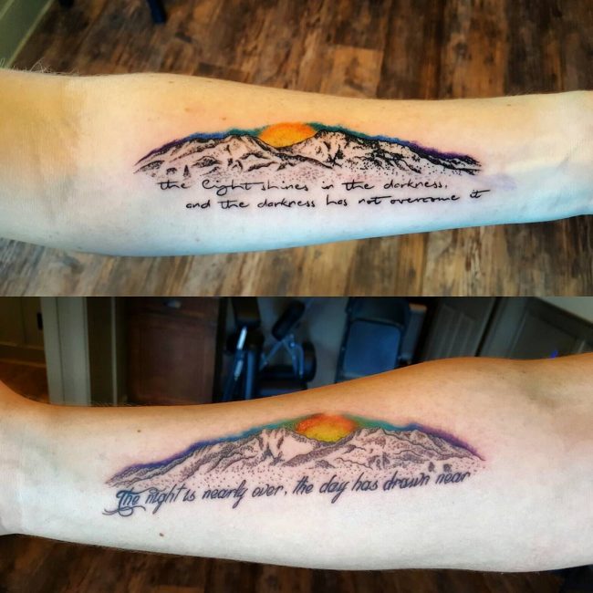 Svetopisemski verz tetovaža