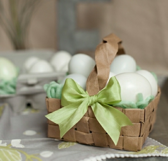 Ouă de Paște Idei de decorare coș de Paște