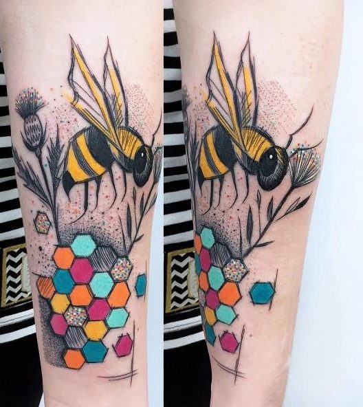 Tetovaže medene čebele