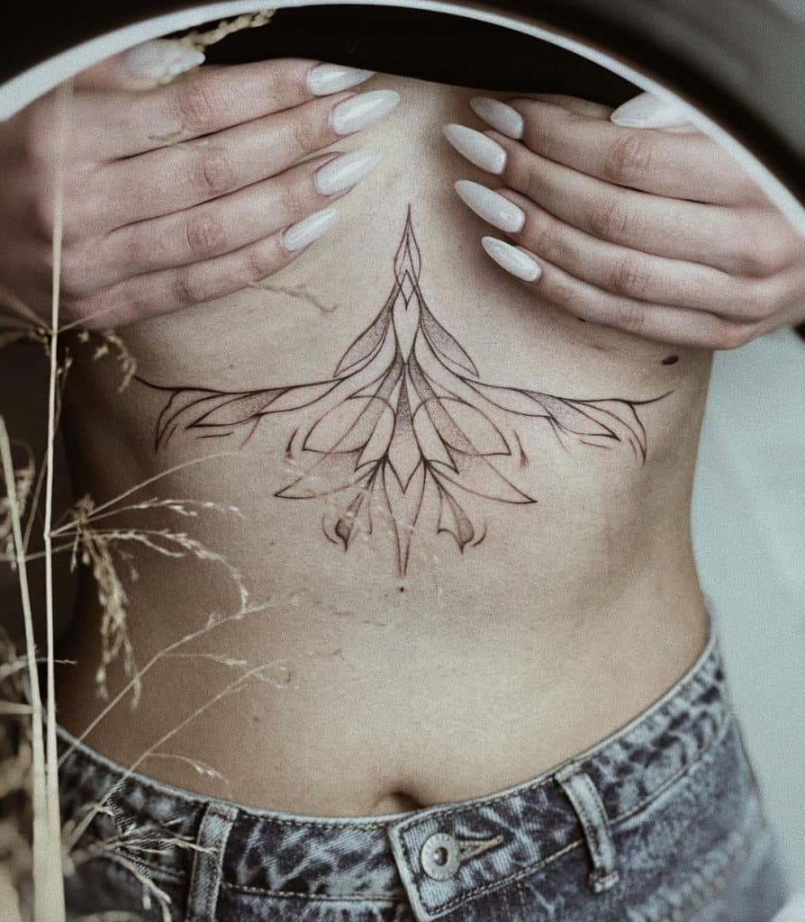 Onde devo fazer minha tatuagem de geometria 3