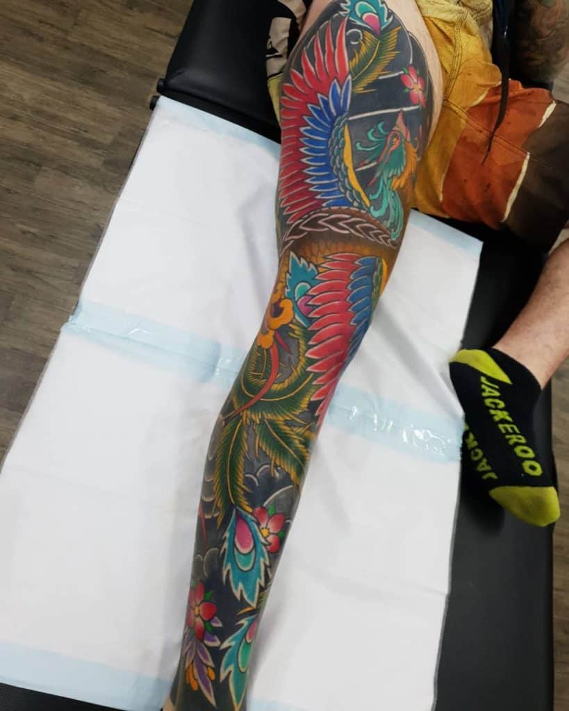 Manche de jambe phoenix