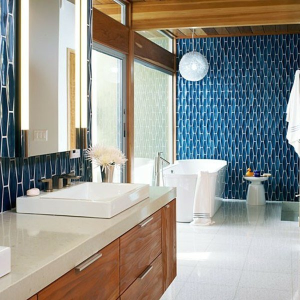 Placi de baie moderne albastru închis Design elegant albastru închis-modern-gresie-baie-design-elegant