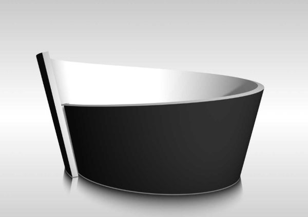 cadă alb-negru concept ornamentat