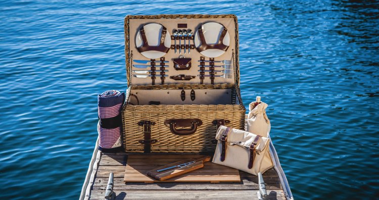 Idei de picnic -checklist-set-basket-lux-pătură