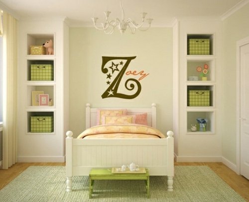 Organizați camera fetei verzi - decorarea drăguță a pereților - spațiul de depozitare cameră de fete verzi - decor de perete drăguț