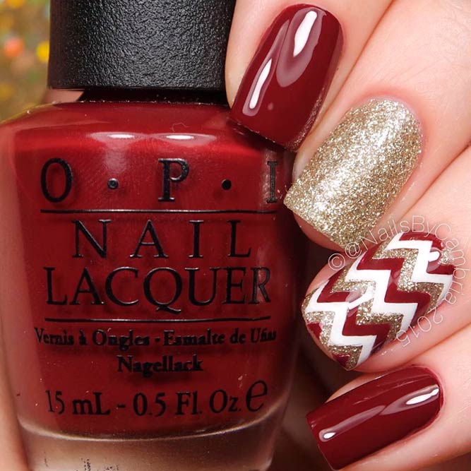 Arte delle unghie autunnali