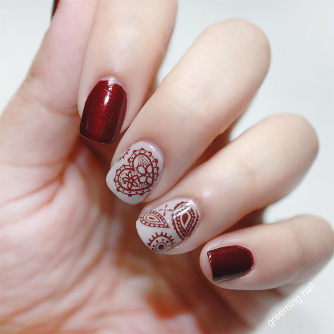 Arte delle unghie autunnali