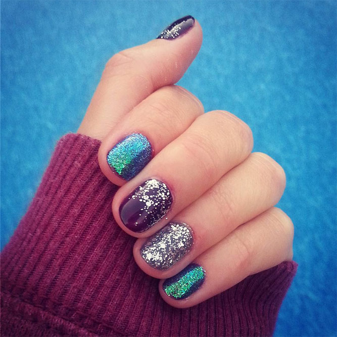 Arte delle unghie autunnali