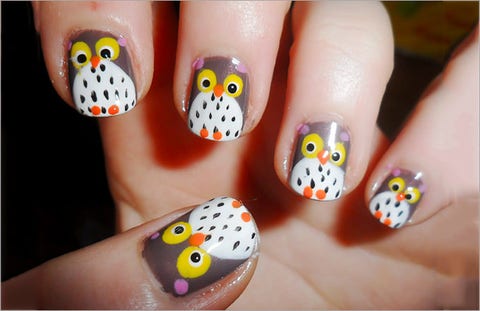 Arte delle unghie autunnali