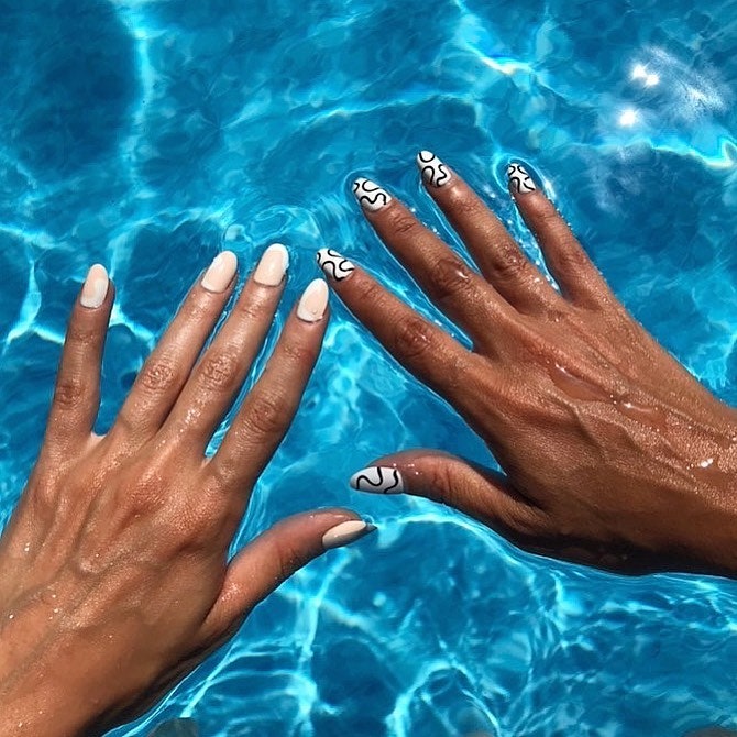 Arte delle unghie autunnali