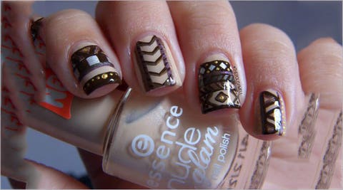 Arte delle unghie autunnali