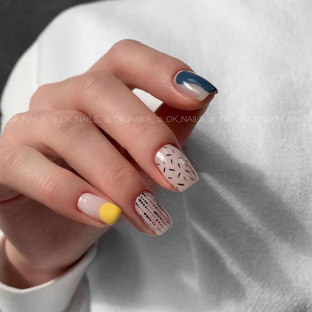 Arte delle unghie autunnali