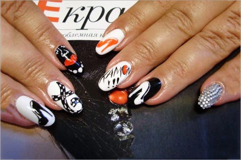 Arte delle unghie autunnali