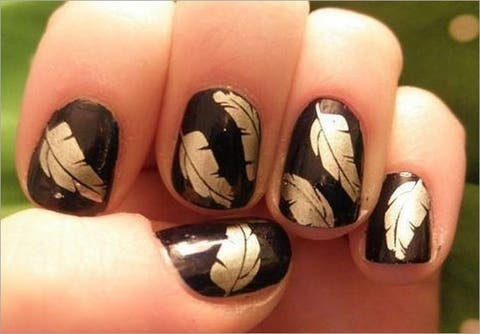 Arte delle unghie autunnali