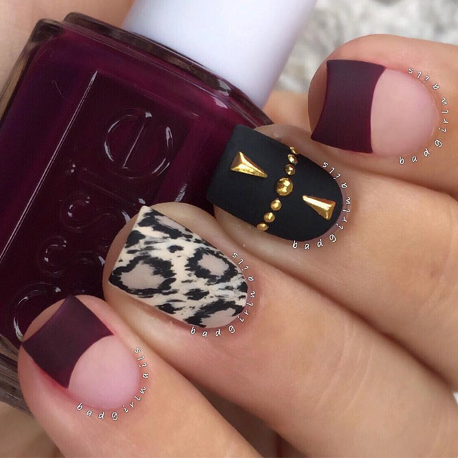 Arte delle unghie autunnali