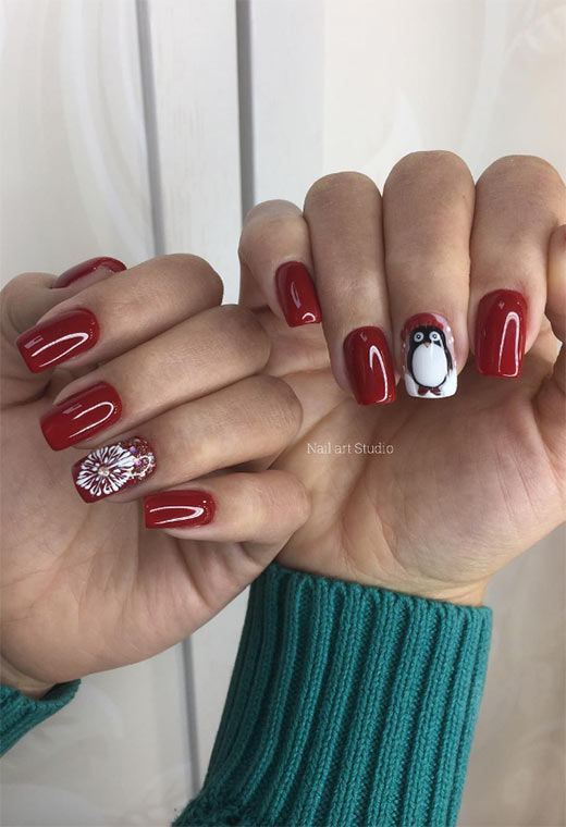 Zimska umjetnost noktiju