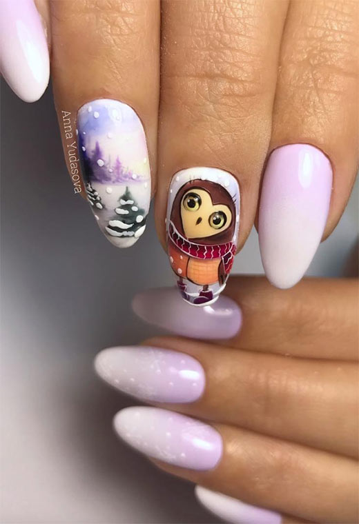 Zimska umjetnost noktiju