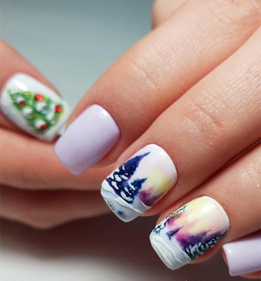 Zimska umjetnost noktiju