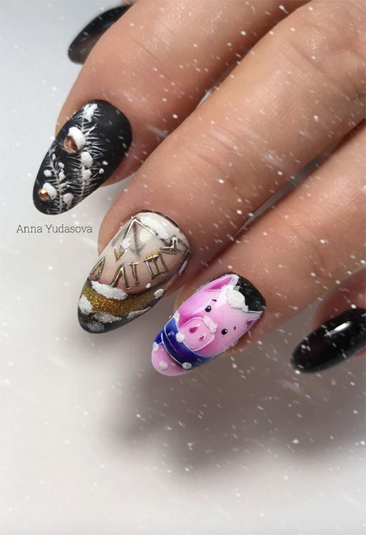 Zimska umjetnost noktiju