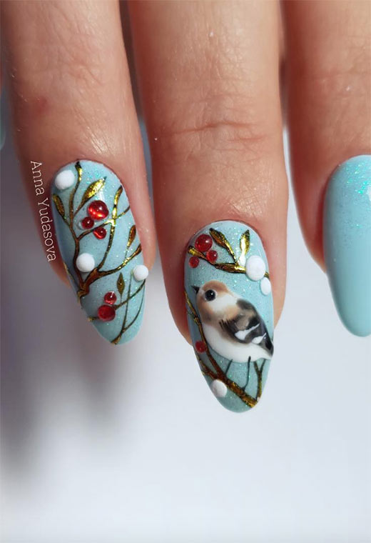 Zimska umjetnost noktiju