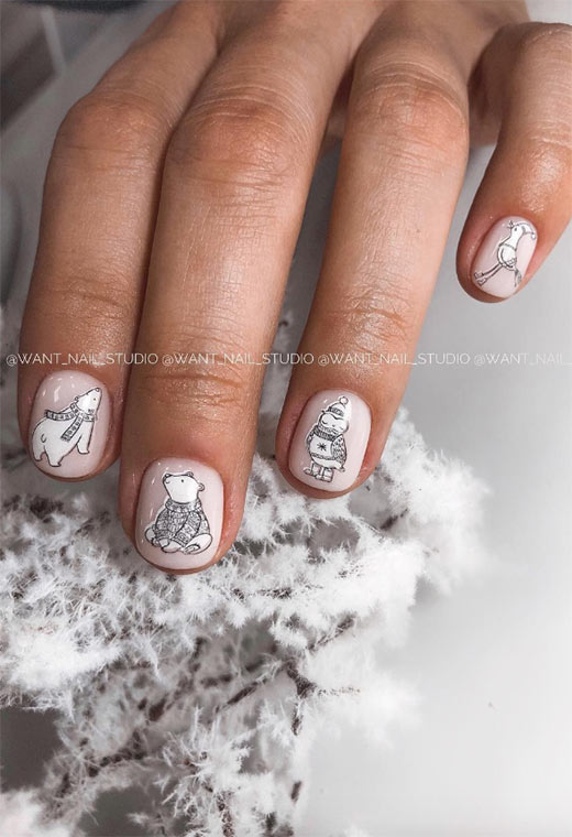 Zimska umjetnost noktiju