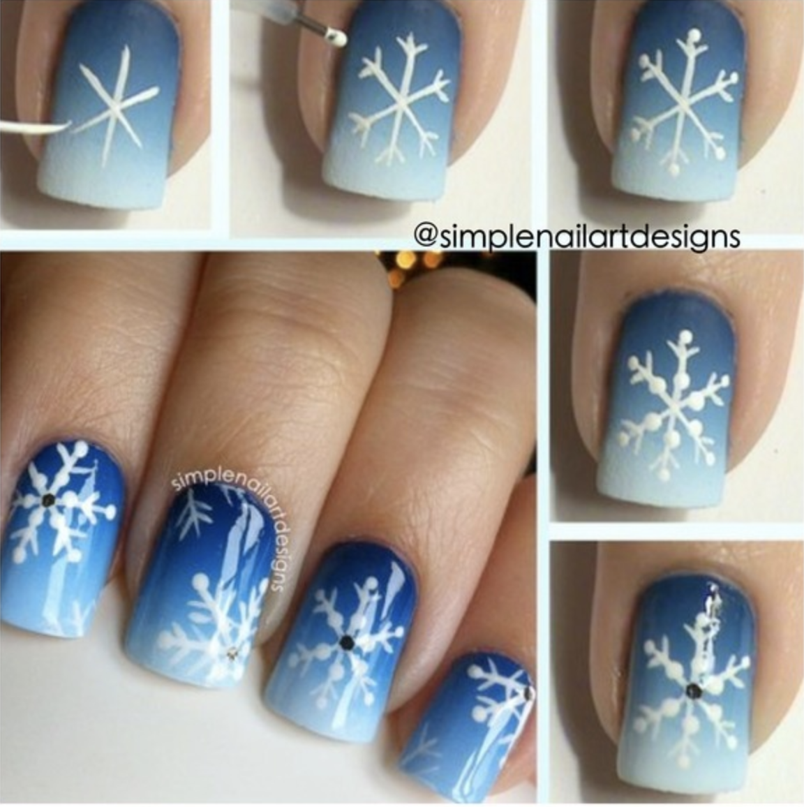 Zimska umjetnost noktiju